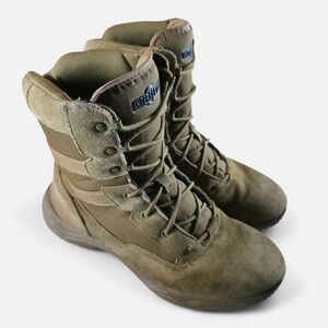 Interceptor Tactical Leather Military Work Boots Mens Size 10 Tan Coyote